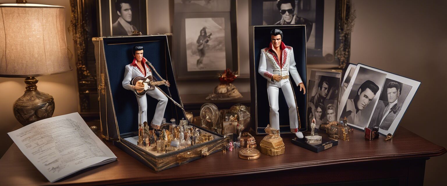 Elvis Presley autographed doll