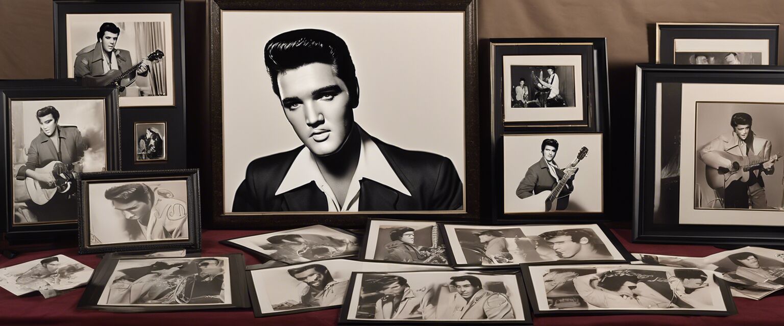 Collection of Elvis Presley autographed photos