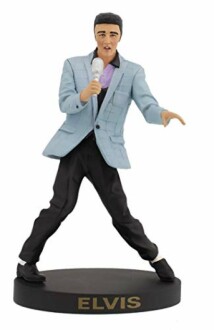 Elvis Presley figurine holding a microphone