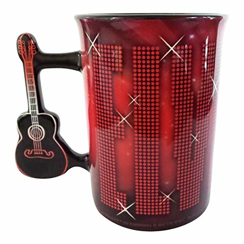 Elvis Presley Ceramic Guitar-Shaped Handle Coffee Mug