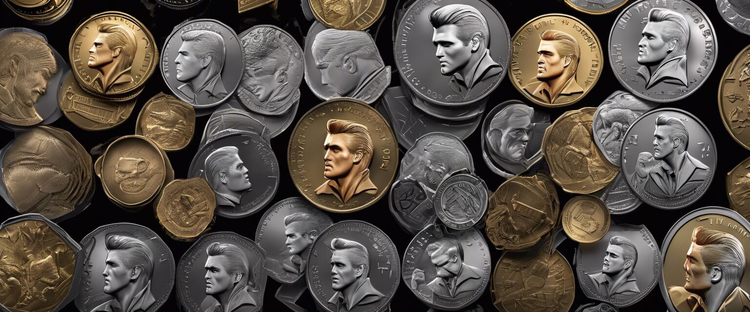 Elvis Presley Stamps and Coins