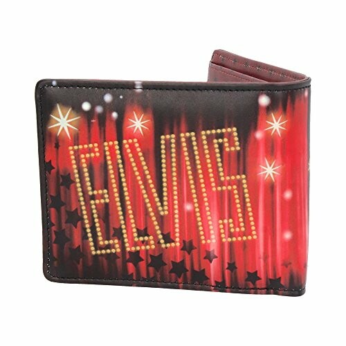 Wallet with Elvis design and red star pattern