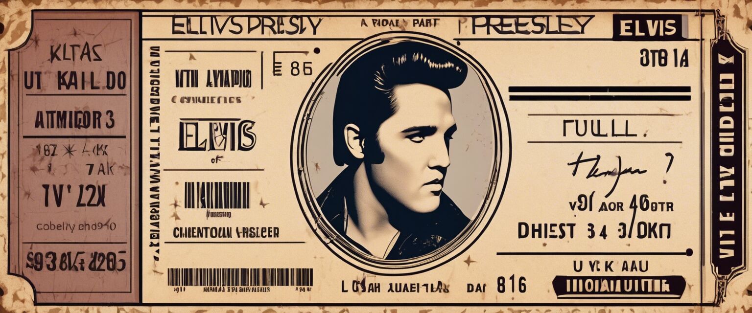 Elvis Presley Concert Ticket Image